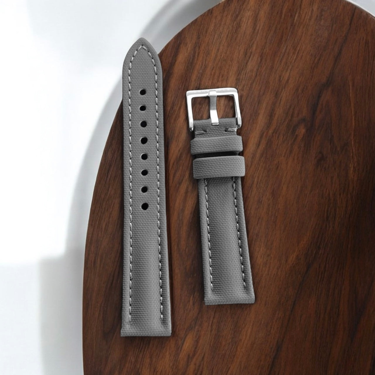 Sailcloth Quick Release Watch Band | Grey