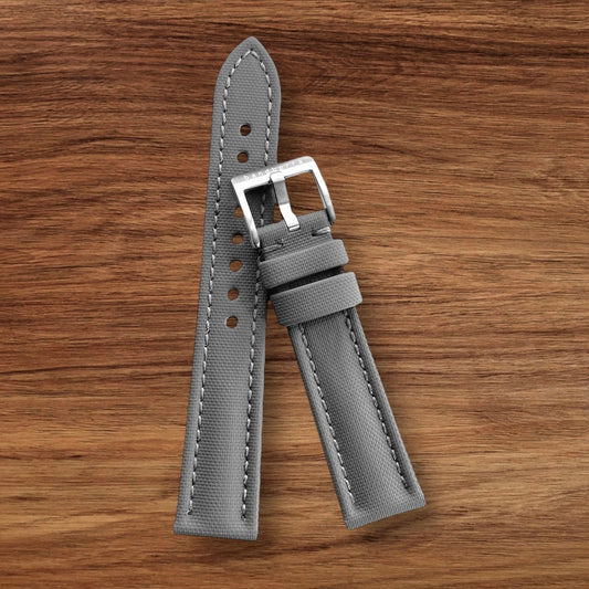 Sailcloth Quick Release Watch Band | Grey