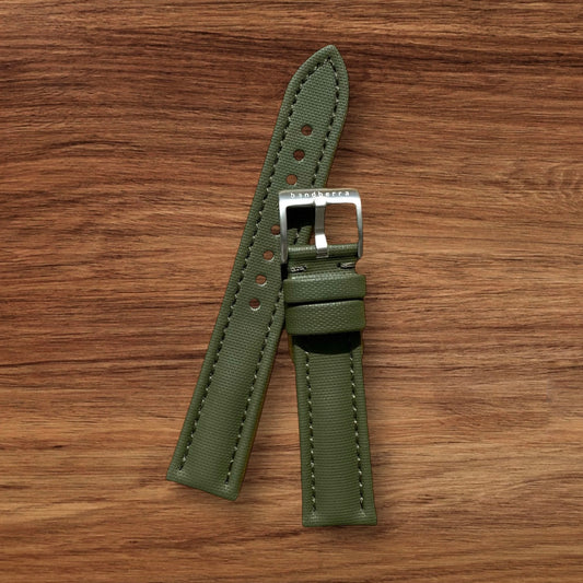 Sailcloth Quick Release Watch Band | Green